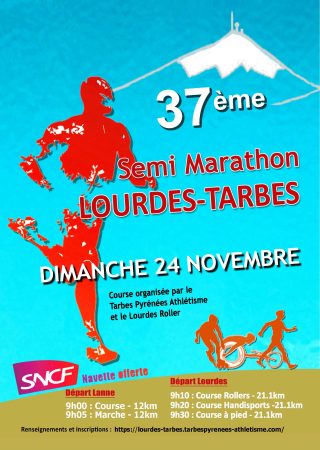 Le semi‐marathon Lourdes–Tarbes