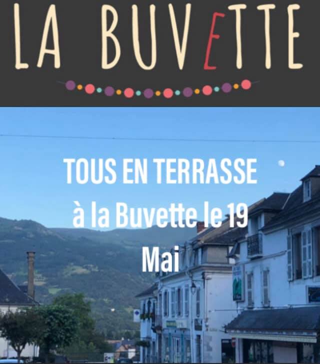 La Buvette à Argeles Gazost vous invite tous en terrasse