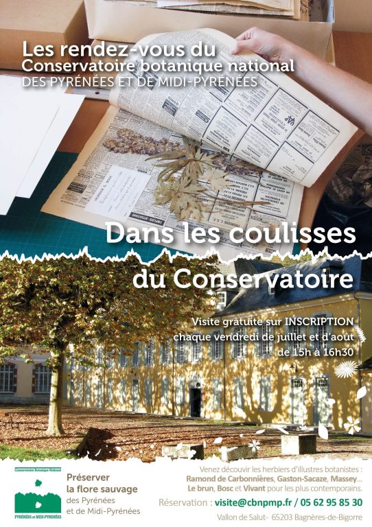 Découvrez les coulisses du Conservatoire Botanique National  des Pyrénées et Midi-Pyrénées