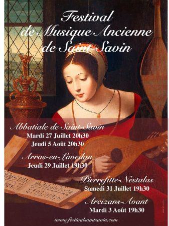 Du 27 Juillet au 05 Aout, retrouvez le Festival de Musique Ancienne de Saint-Savin 