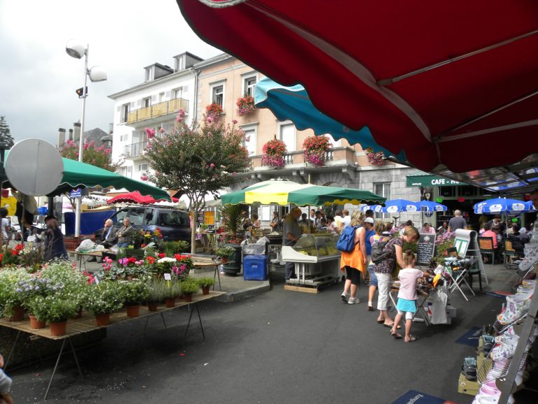 Parade Festive sur le marché d'Argeles-Gazost