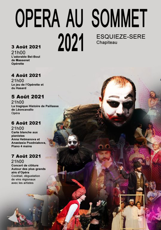 La 5ème édition d'Opéra au Sommet arrive en Pays Toy du 03 au 07 Aout 2021!