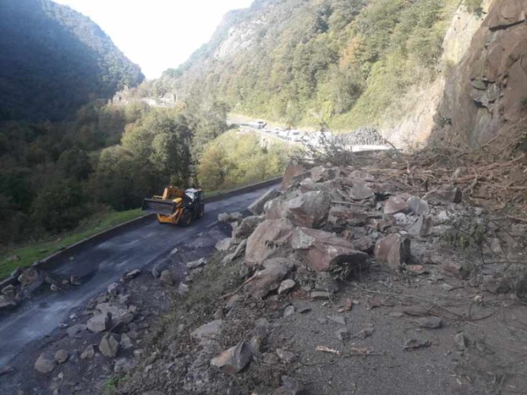 Chantier des gorges de Luz 1ière phase
