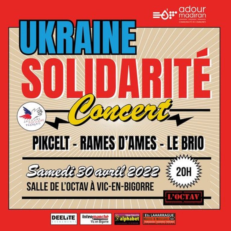 Concert Solidarité Ukraine à Vic en Bigorre