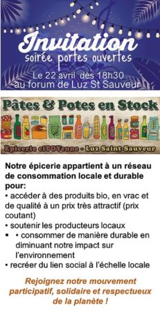 Pâtes & Potes en stock - l'épicerie ciTOYenne se modernise