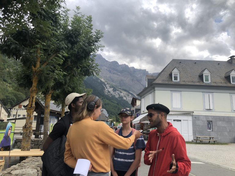 ibrahim, sansrine, lilou et bouziane