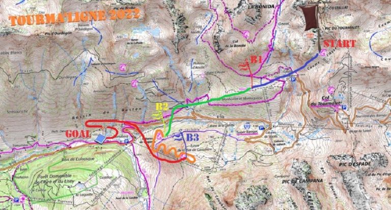 carte du parcours 