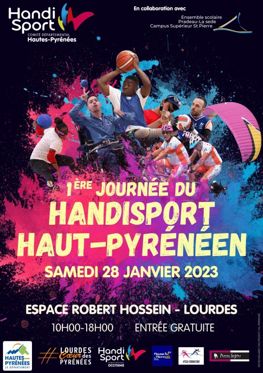 Première journée départemental handisport ce samedi 28 janvier à Lourdes !