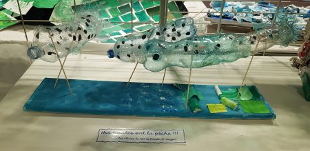 oeuvres des élèves exposés à Lourdes