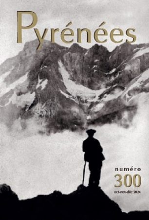 Le guide Célestin Passet sur fond de Marboré  à Gavarnie, vers 1900, photographie Henri Brulle,