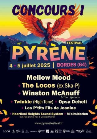 11e Edition du Pyrène Festival ces 4 et 5 Juillet à Bordes !!