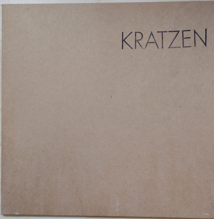 pochette de KRATZEN du trio KRATZEN
