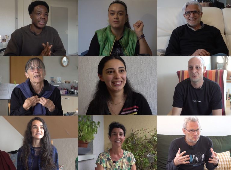les 9 participants