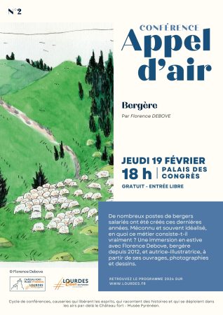 "Bergère" une conférence ce jeudi 19 Février à 18h à Lourdes