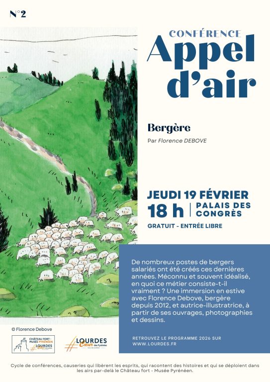 "Bergère" une conférence ce jeudi 19 Février à 18h à Lourdes
