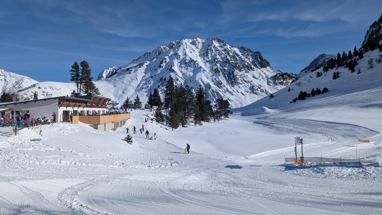 vue du futur front de neige