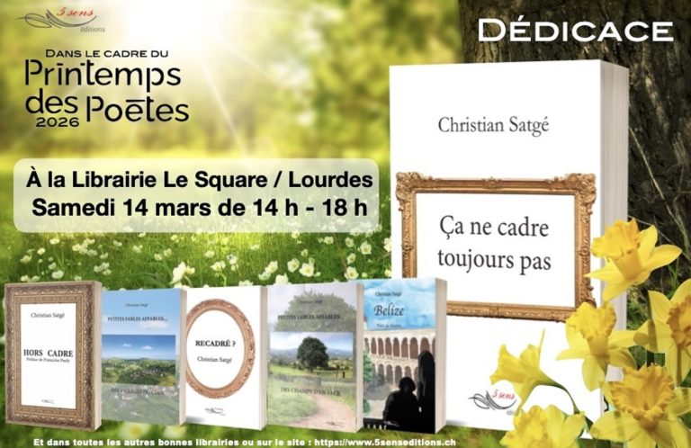 Rencontre avec Christian Satgé pour le Printemps des Poètes