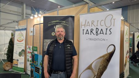 (Roland Sarrabayrouse, président de l'association des haricots tarbais : )