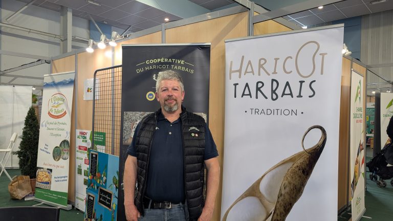 (Roland Sarrabayrouse, président de l'association des haricots tarbais : )