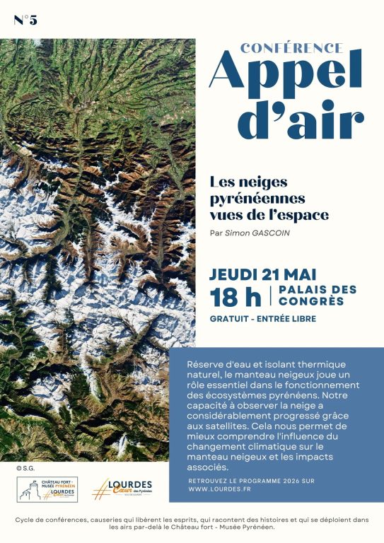Cycle de conférences Appel d'Air - "Les neiges pyrénéennes vue de l'espace"