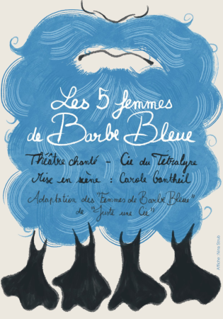 La Compagnie Tétralyre revient sur scène ce weekend avec "Les 5 femmes de Barbes Bleue" 